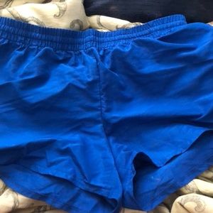 Short blue shorts